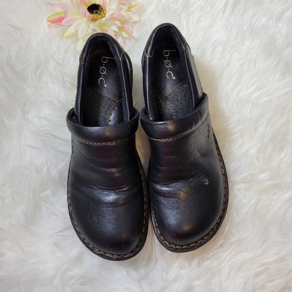 Women's B.O.C. Black clogs mules clogs size 5.5 - Picture 3 of 7